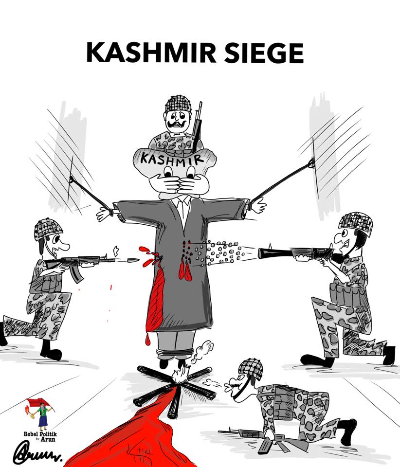 Cartoon] Kashmir Siege 2016 – Rebel Politik