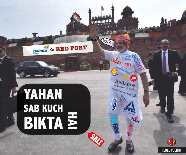 Modi at red fort